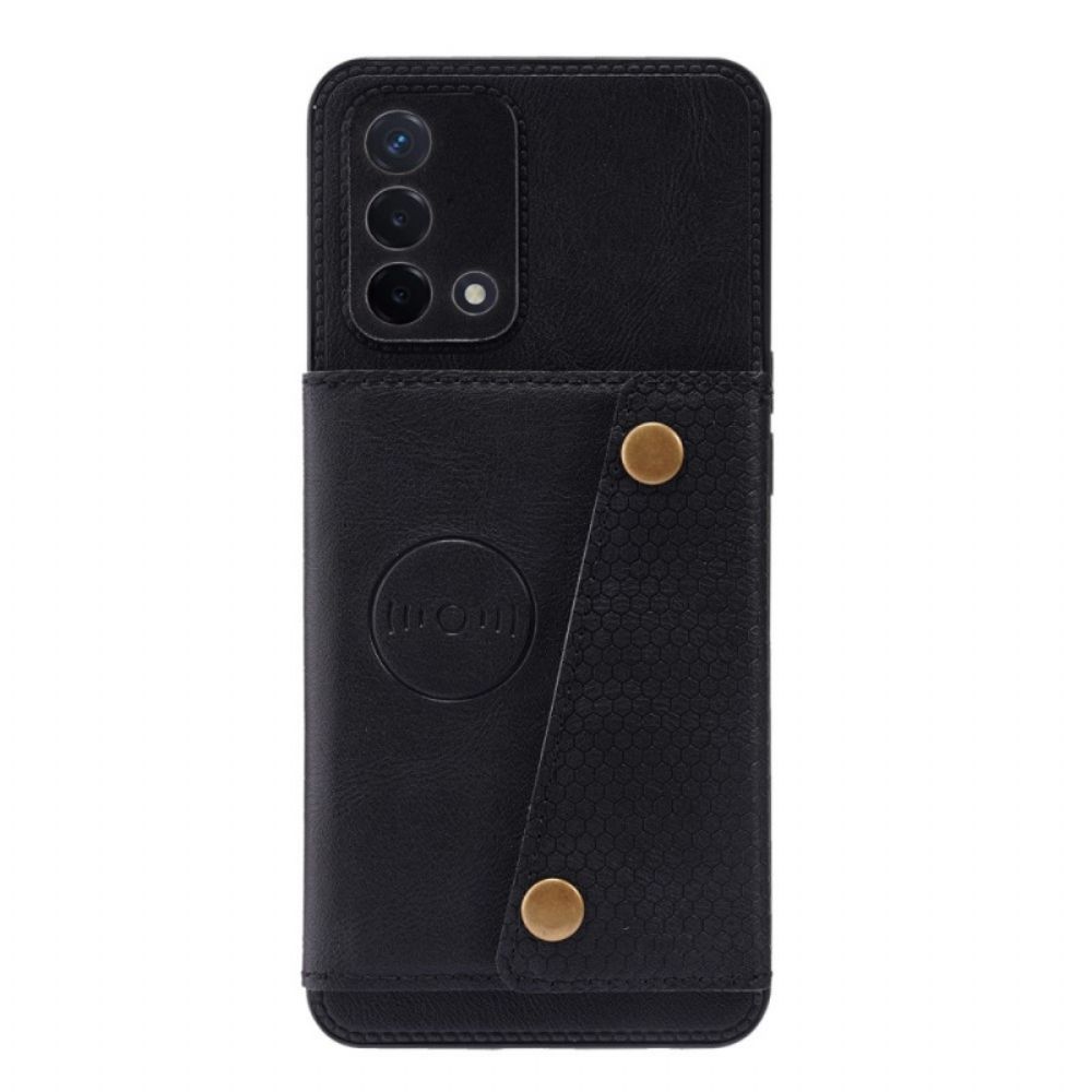 Hoesje voor Oppo A74 4G Portemonnee Snap Portemonnee