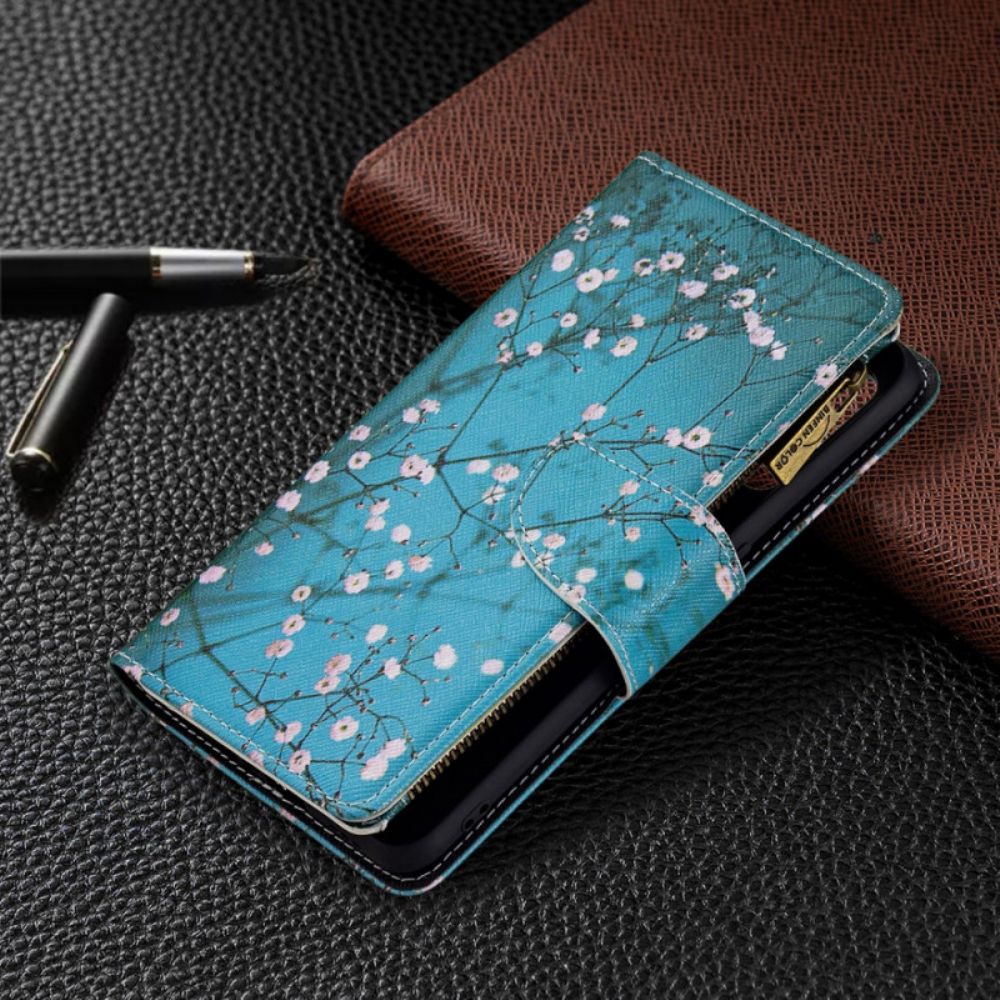 Leren Hoesje voor Oppo A74 4G Zip Boomzak