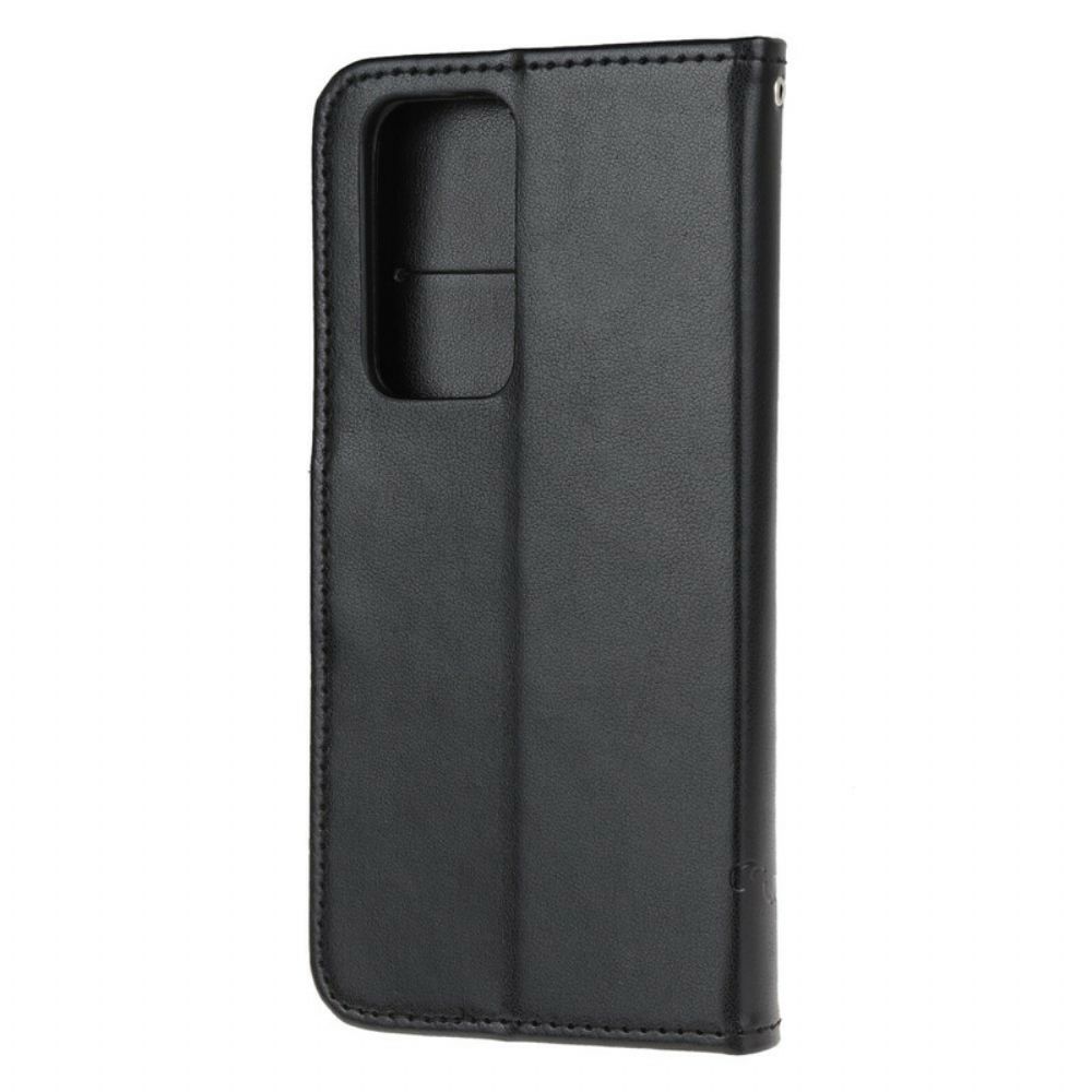 Flip Case voor Xiaomi Mi 10T / 10T Pro Aziatische Vlinders En Bloemen