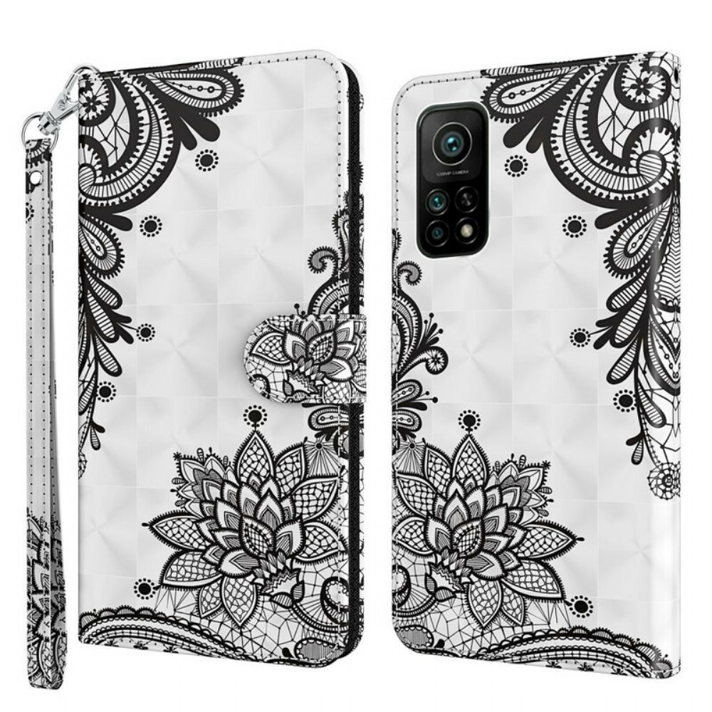 Flip Case voor Xiaomi Mi 10T / 10T Pro Chique Kant