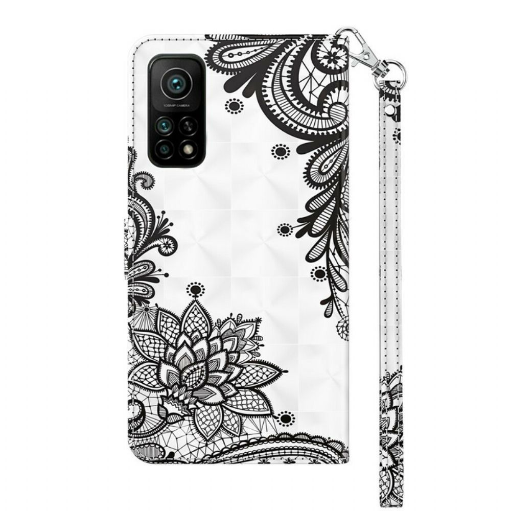 Flip Case voor Xiaomi Mi 10T / 10T Pro Chique Kant