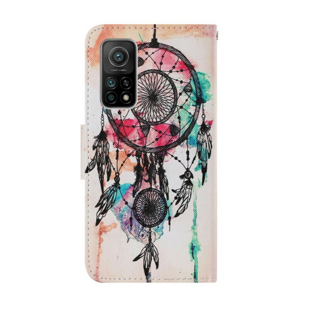 Folio-hoesje voor Xiaomi Mi 10T / 10T Pro Aquarel Dromenvanger