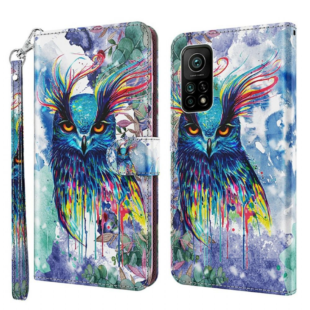 Folio-hoesje voor Xiaomi Mi 10T / 10T Pro Aquarel Vogel