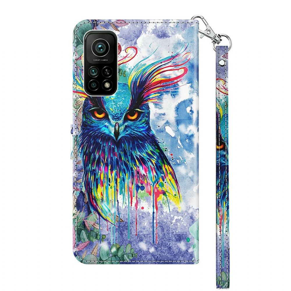 Folio-hoesje voor Xiaomi Mi 10T / 10T Pro Aquarel Vogel