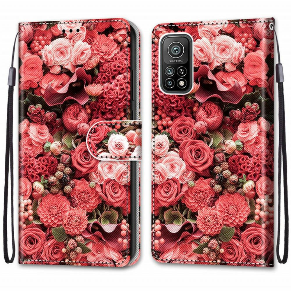 Folio-hoesje voor Xiaomi Mi 10T / 10T Pro Bloemromantiek