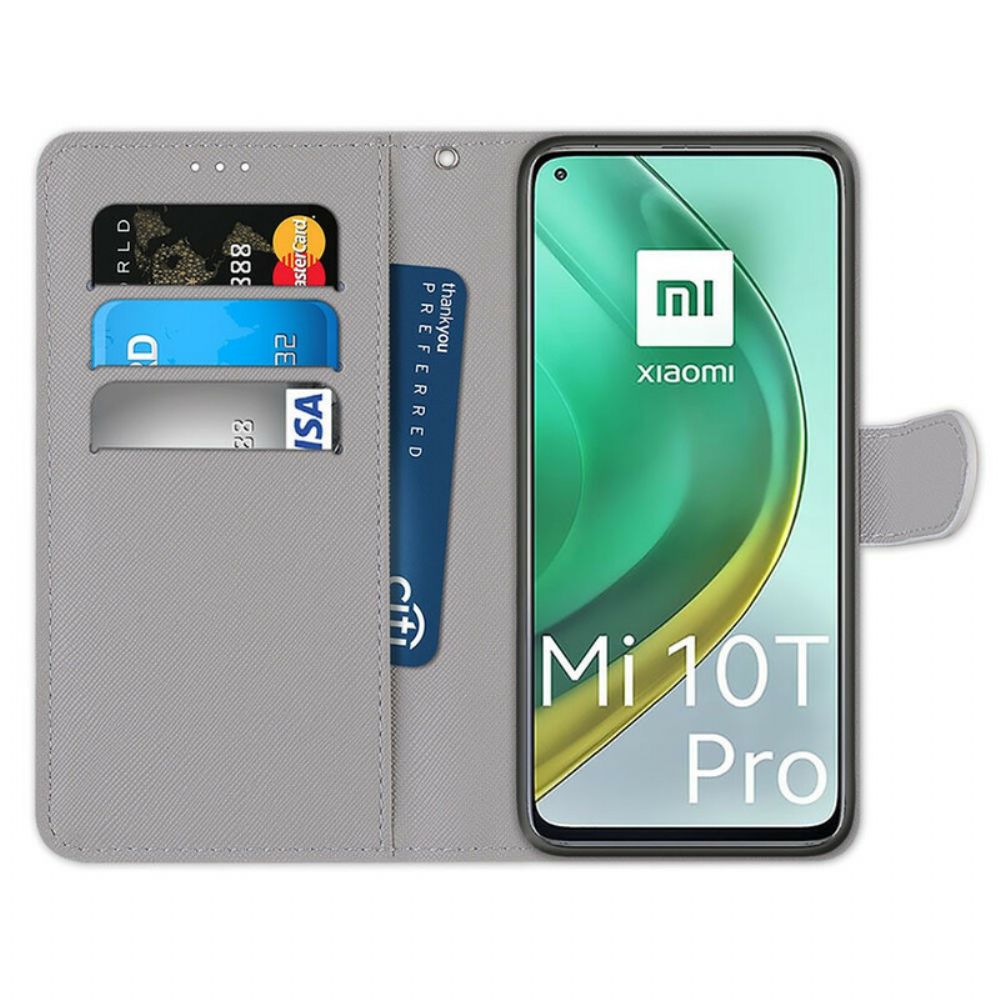 Folio-hoesje voor Xiaomi Mi 10T / 10T Pro Bloemromantiek