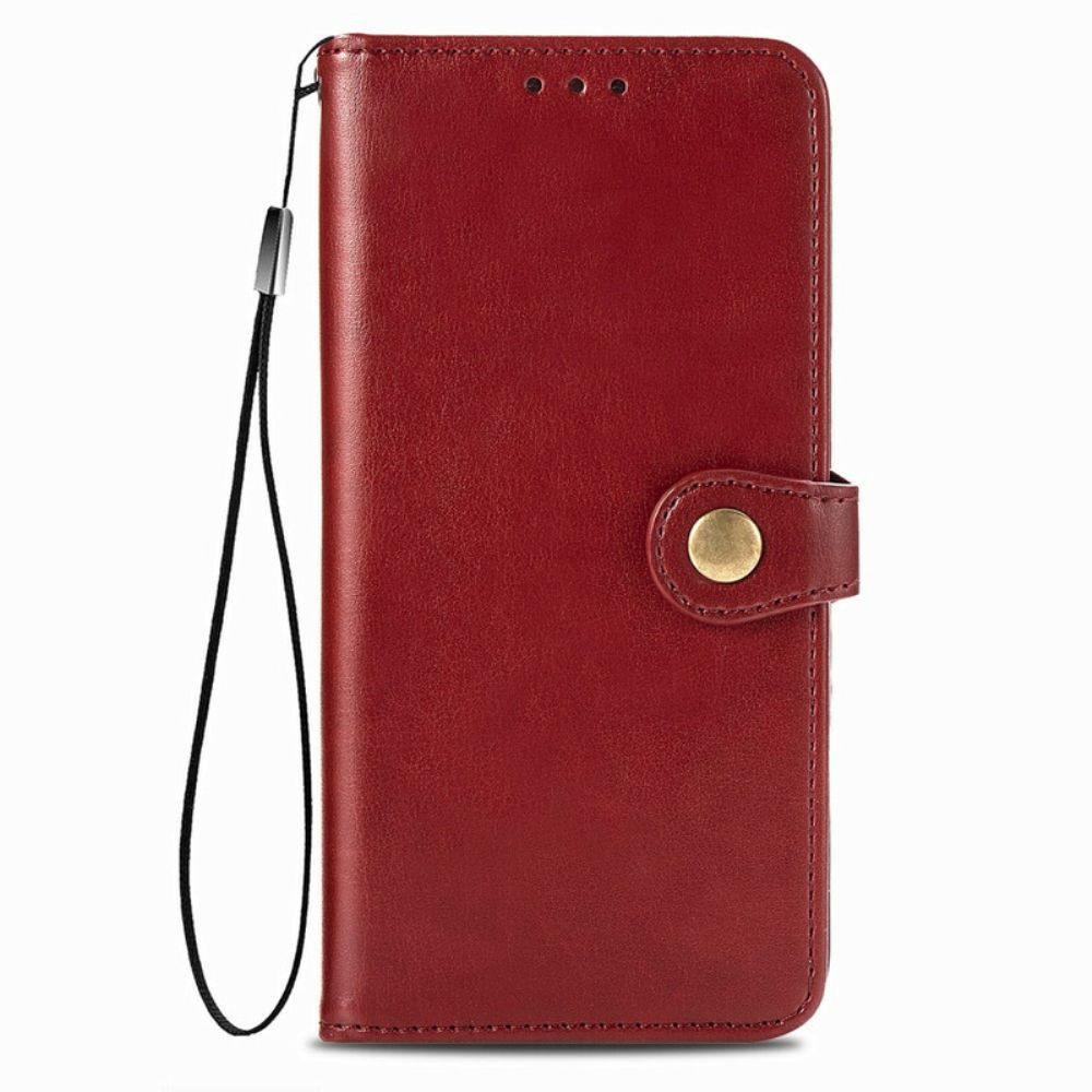 Folio-hoesje voor Xiaomi Mi 10T / 10T Pro Faux Leder En Vintage Sluiting