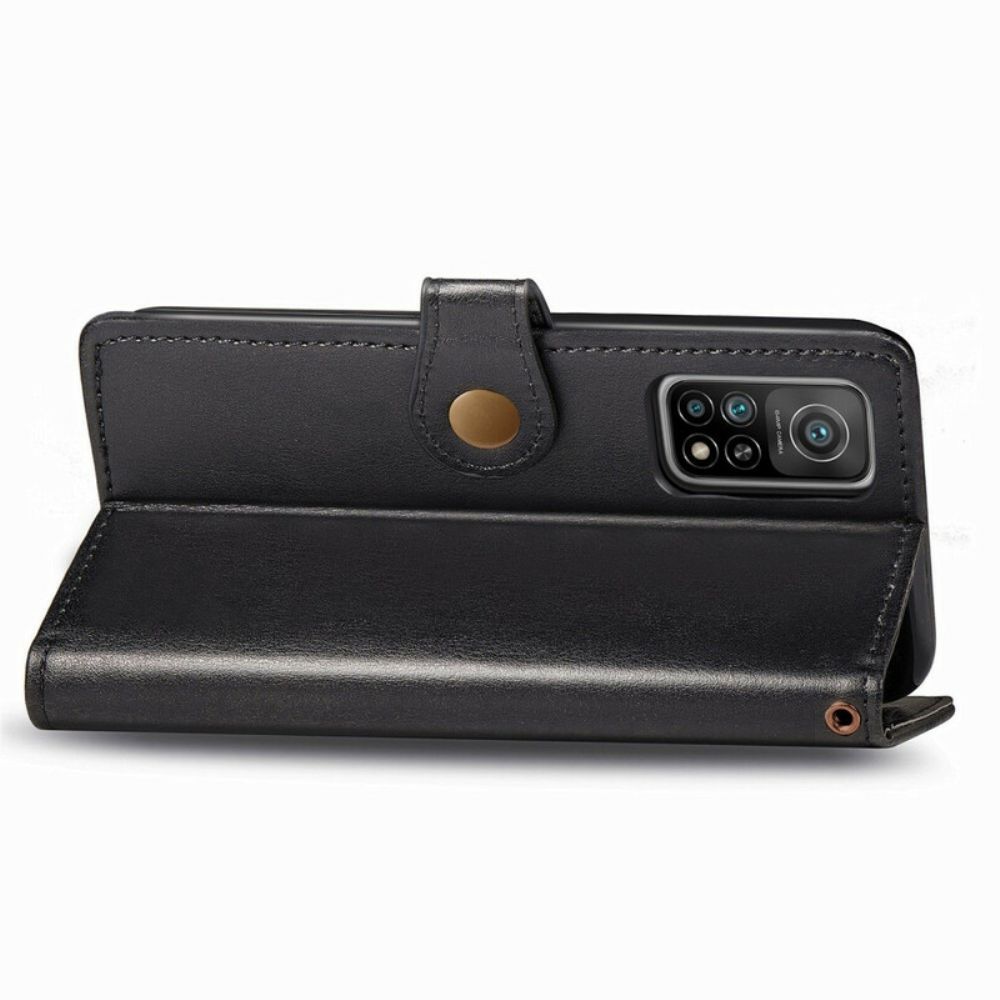 Folio-hoesje voor Xiaomi Mi 10T / 10T Pro Faux Leder En Vintage Sluiting