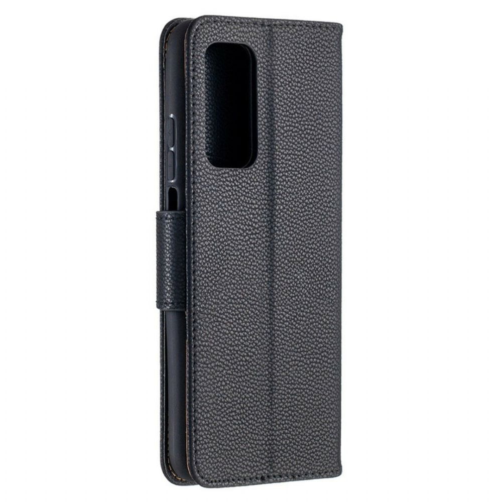 Folio-hoesje voor Xiaomi Mi 10T / 10T Pro Flip Case Litchi Flap Schuin