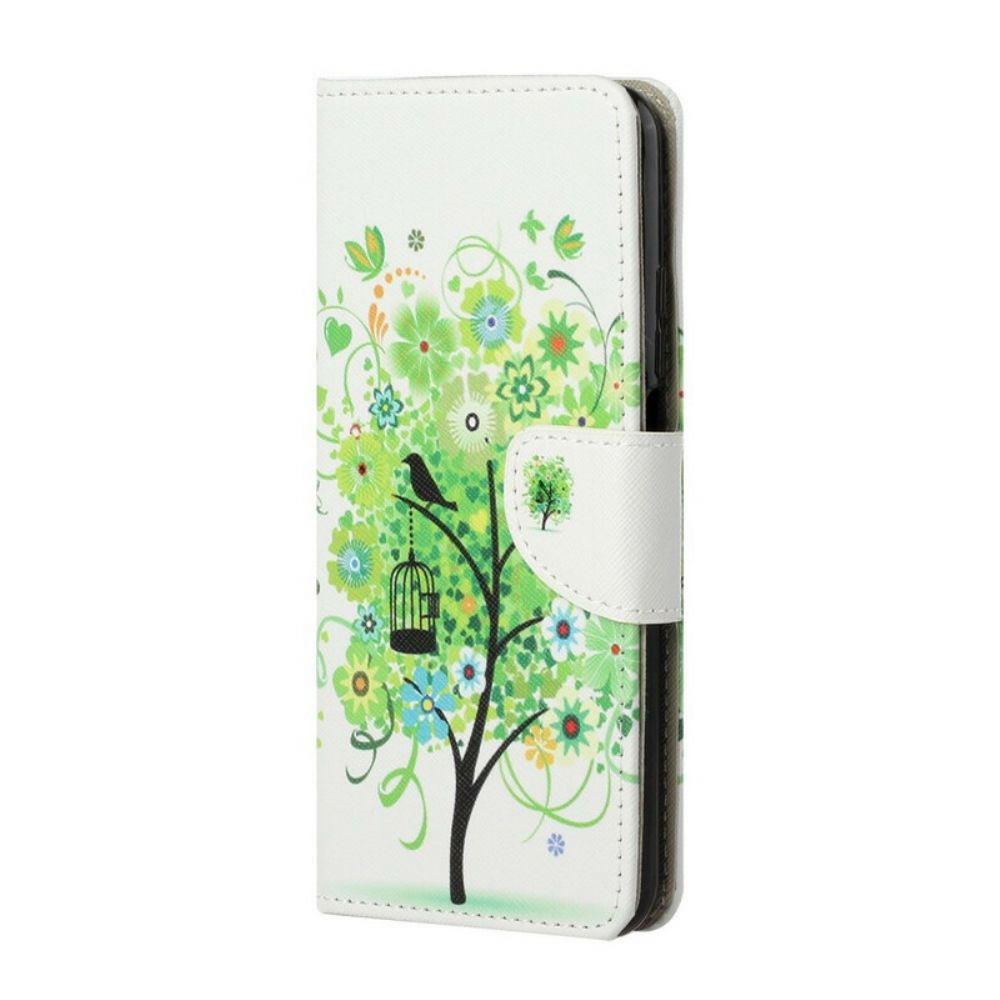 Folio-hoesje voor Xiaomi Mi 10T / 10T Pro Groene Loofboom