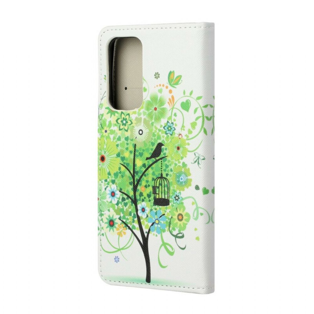 Folio-hoesje voor Xiaomi Mi 10T / 10T Pro Groene Loofboom