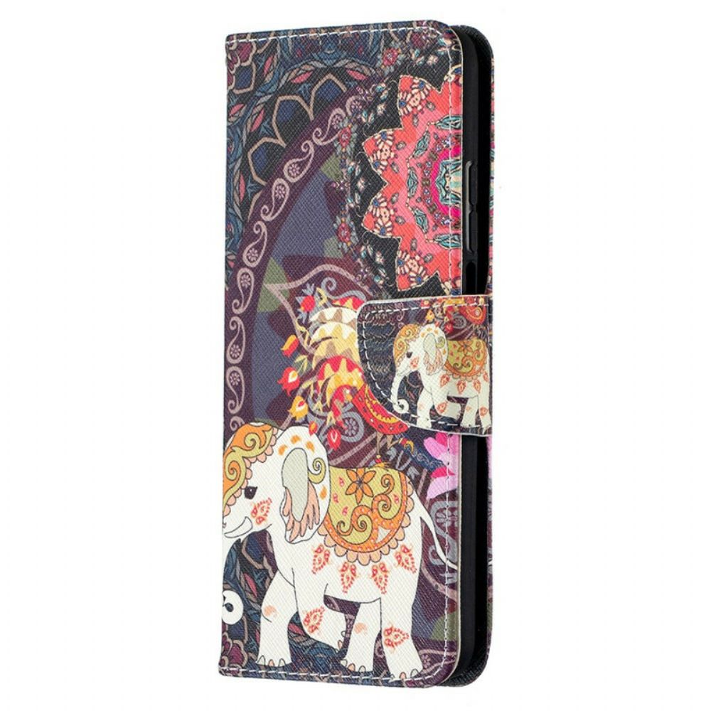 Folio-hoesje voor Xiaomi Mi 10T / 10T Pro Indische Olifanten