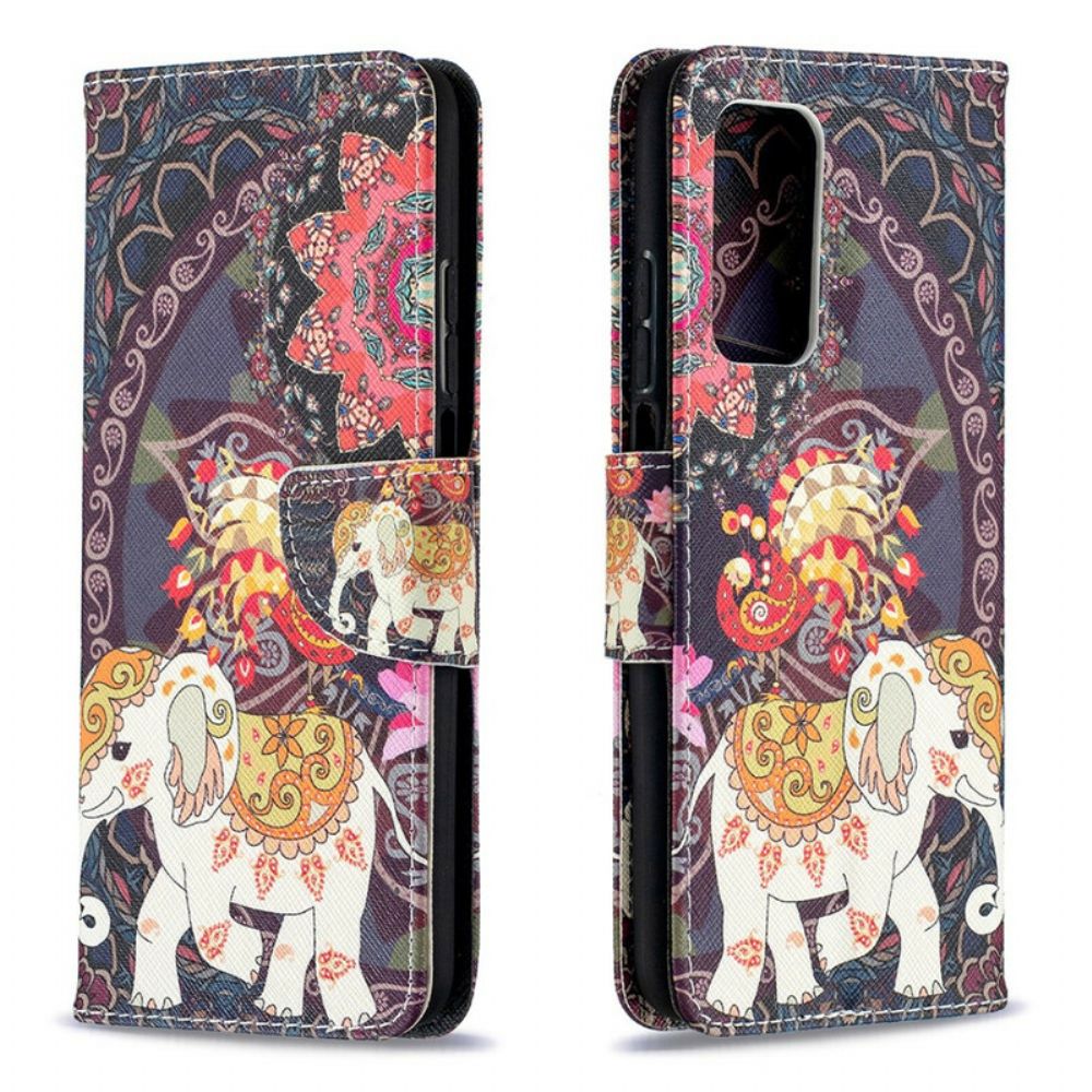 Folio-hoesje voor Xiaomi Mi 10T / 10T Pro Indische Olifanten