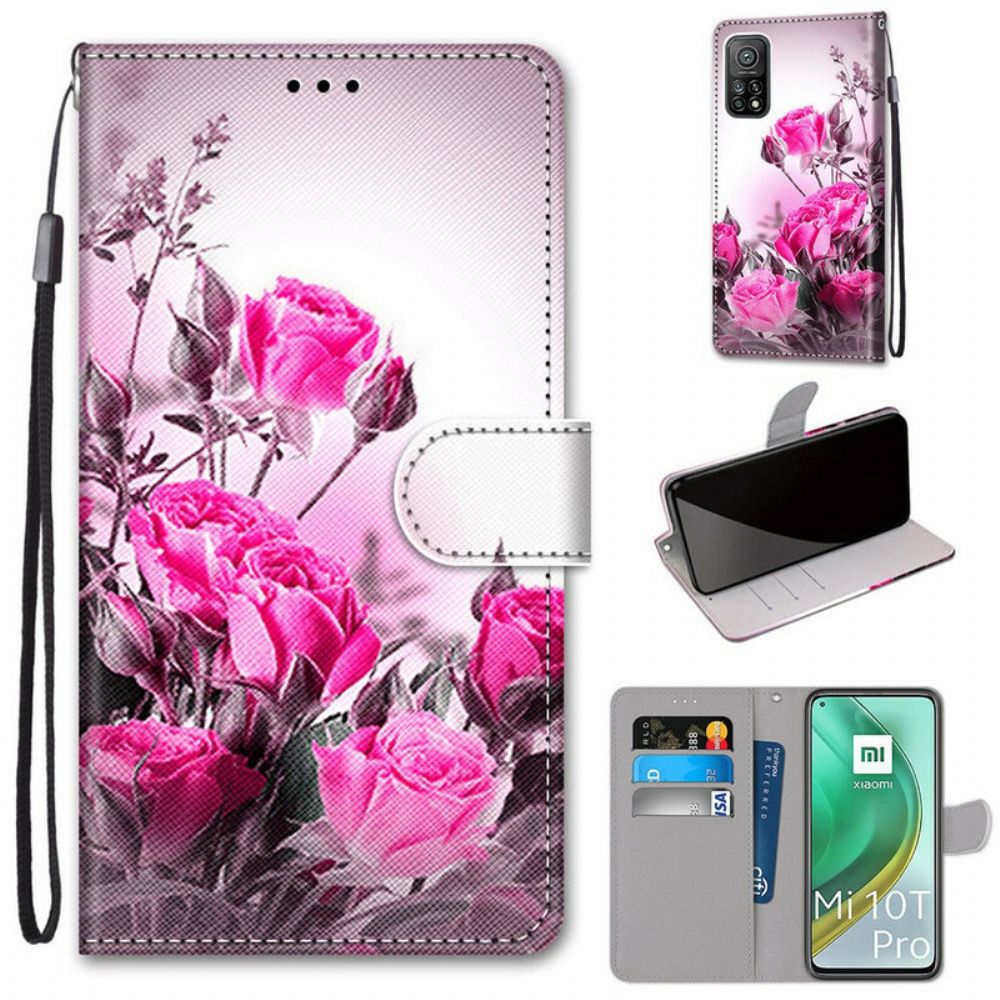 Folio-hoesje voor Xiaomi Mi 10T / 10T Pro Magische Bloemen