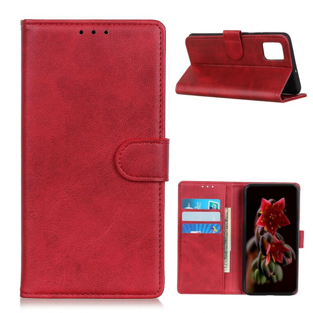 Folio-hoesje voor Xiaomi Mi 10T / 10T Pro Retro Mat Leereffect