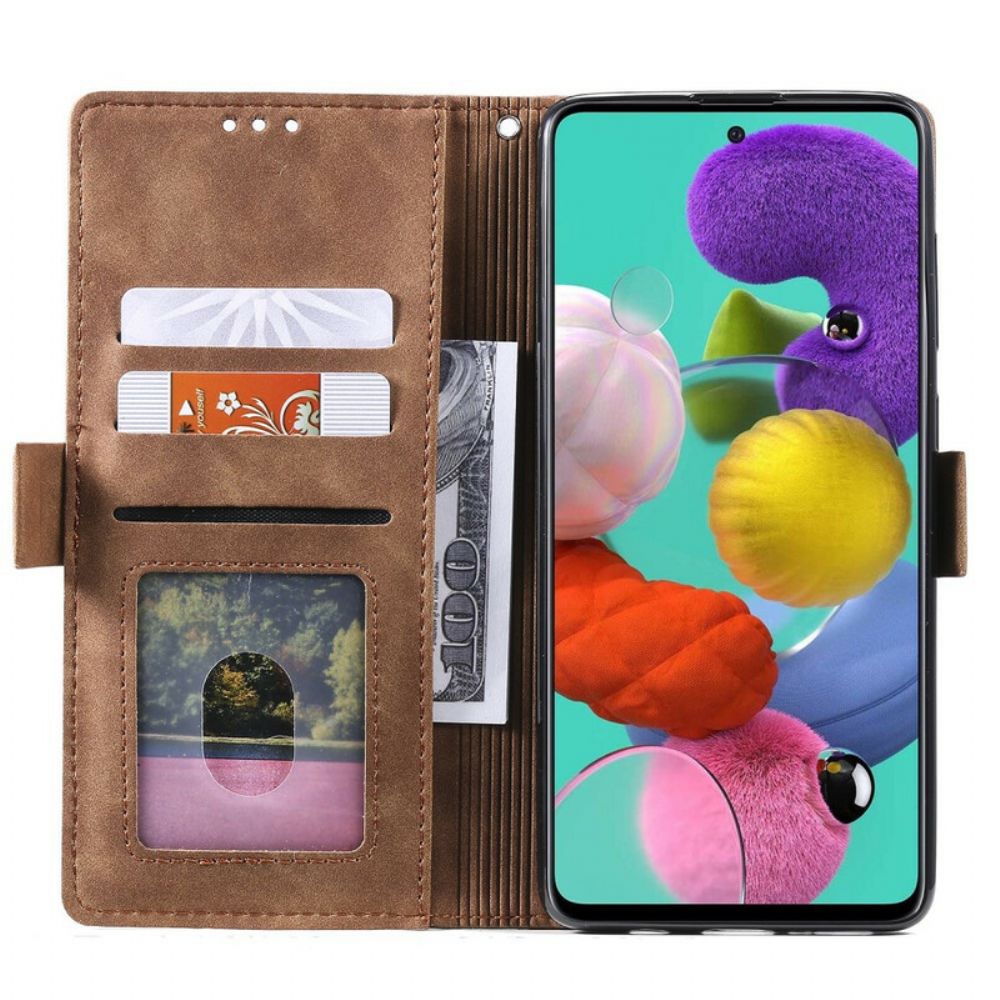 Folio-hoesje voor Xiaomi Mi 10T / 10T Pro Tweekleurige Kunstleer Versterkte Randen