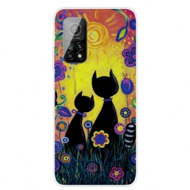 Hoesje voor Xiaomi Mi 10T / 10T Pro Cartoon Kat