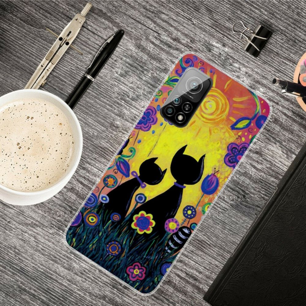 Hoesje voor Xiaomi Mi 10T / 10T Pro Cartoon Kat