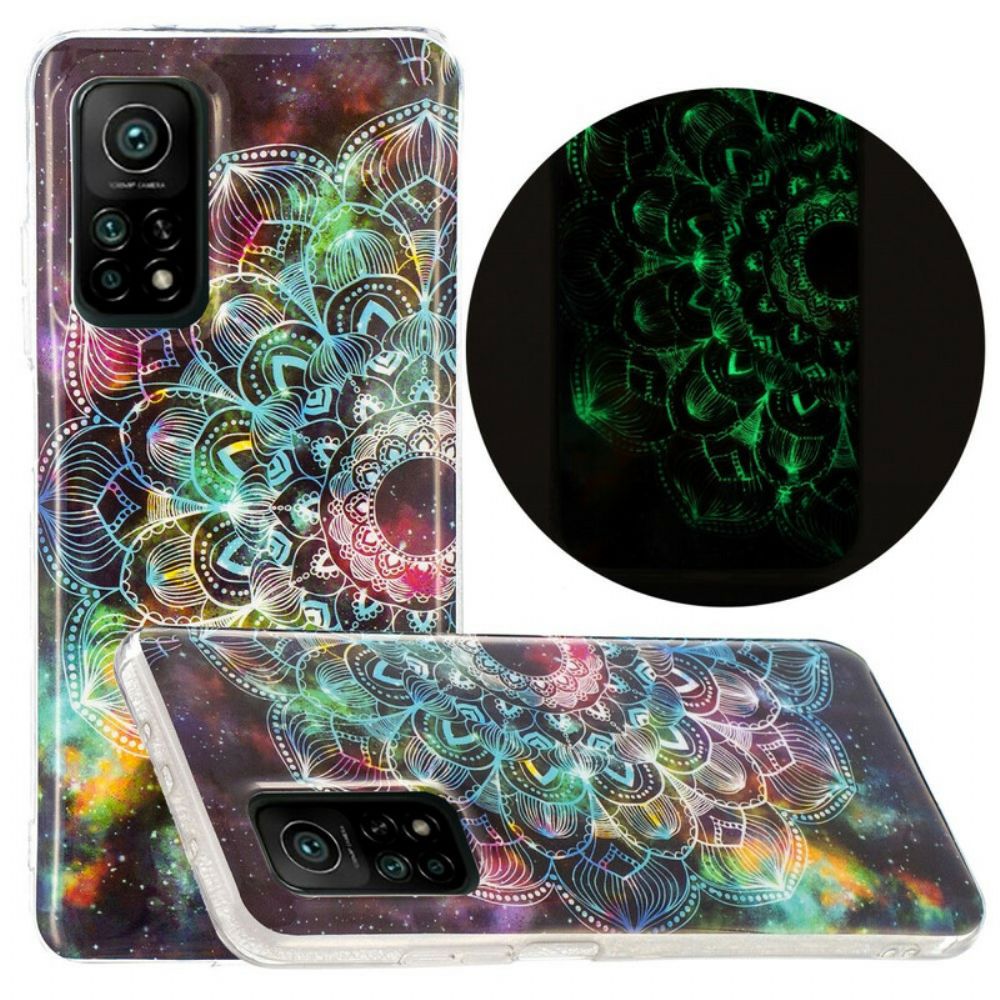 Hoesje voor Xiaomi Mi 10T / 10T Pro Fluorescerende Bloemenserie