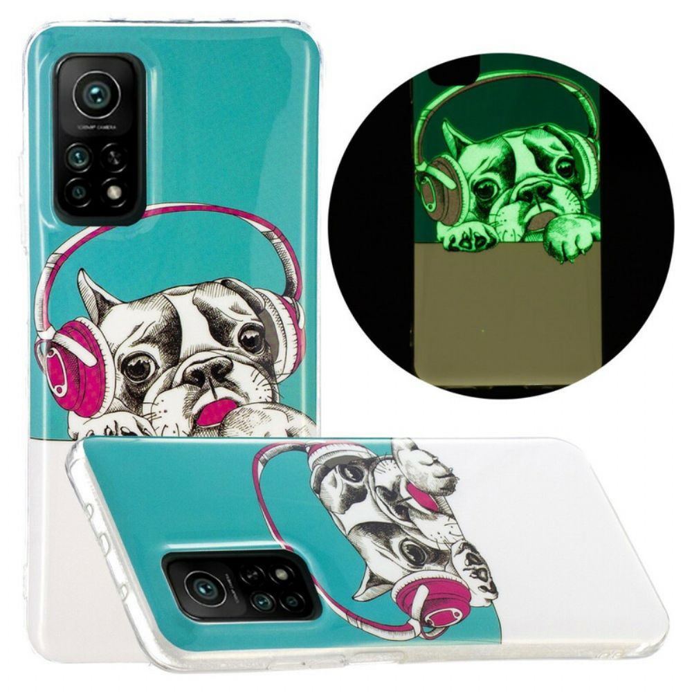 Hoesje voor Xiaomi Mi 10T / 10T Pro Fluorescerende Hond