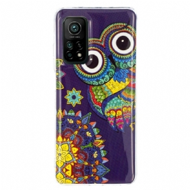 Hoesje voor Xiaomi Mi 10T / 10T Pro Fluorescerende Mandala Uil