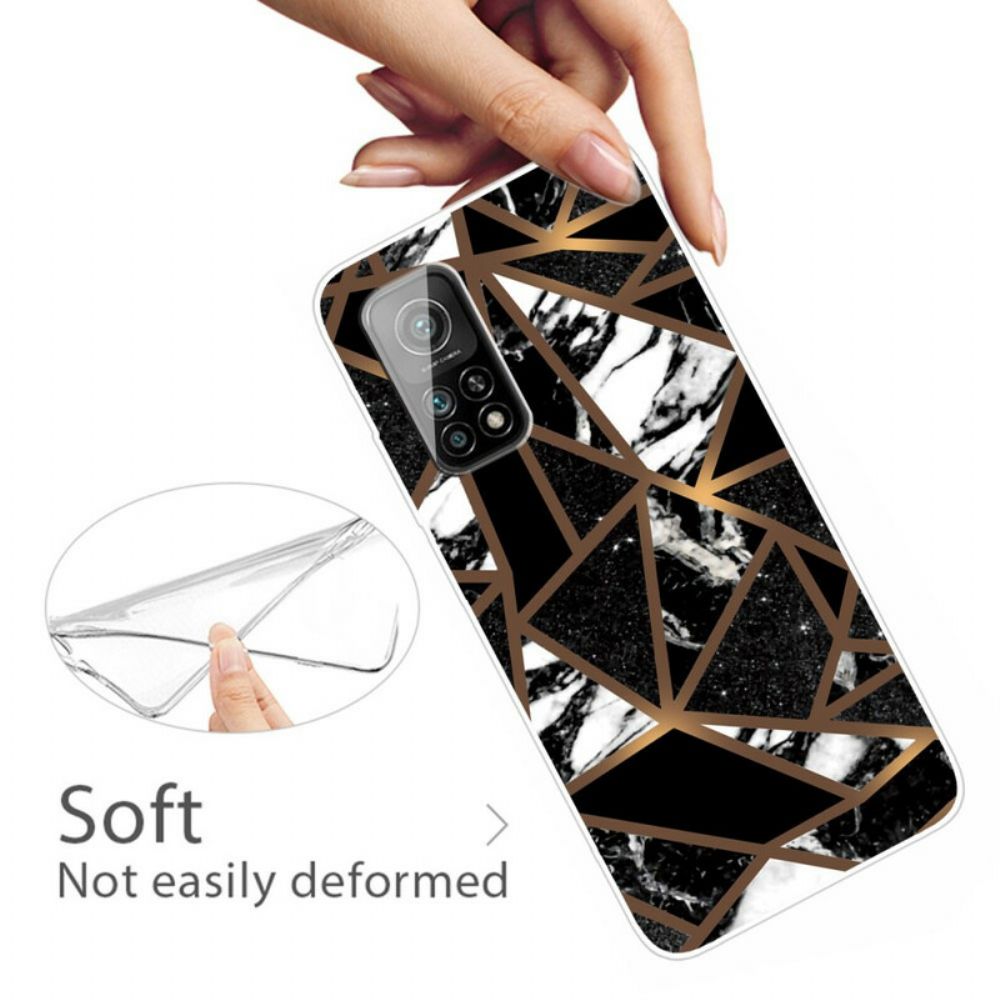 Hoesje voor Xiaomi Mi 10T / 10T Pro Geometrisch Marmer