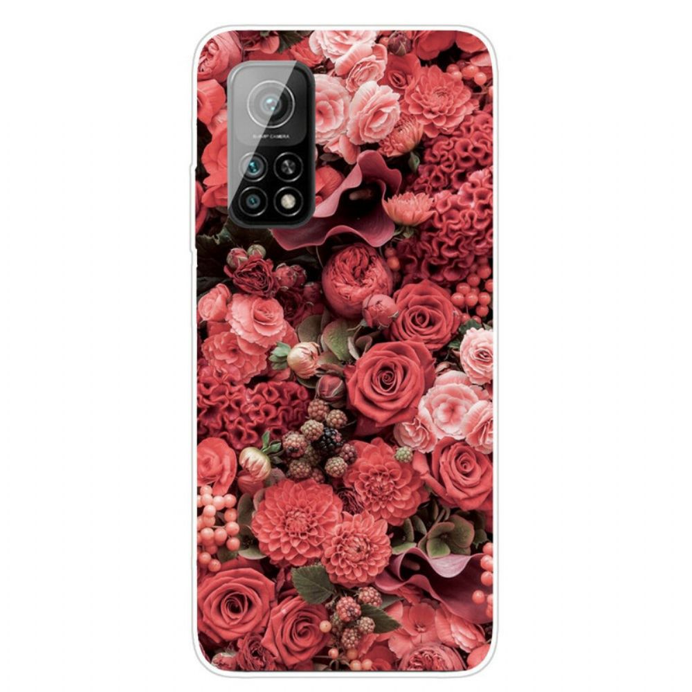 Hoesje voor Xiaomi Mi 10T / 10T Pro Intense Bloemen