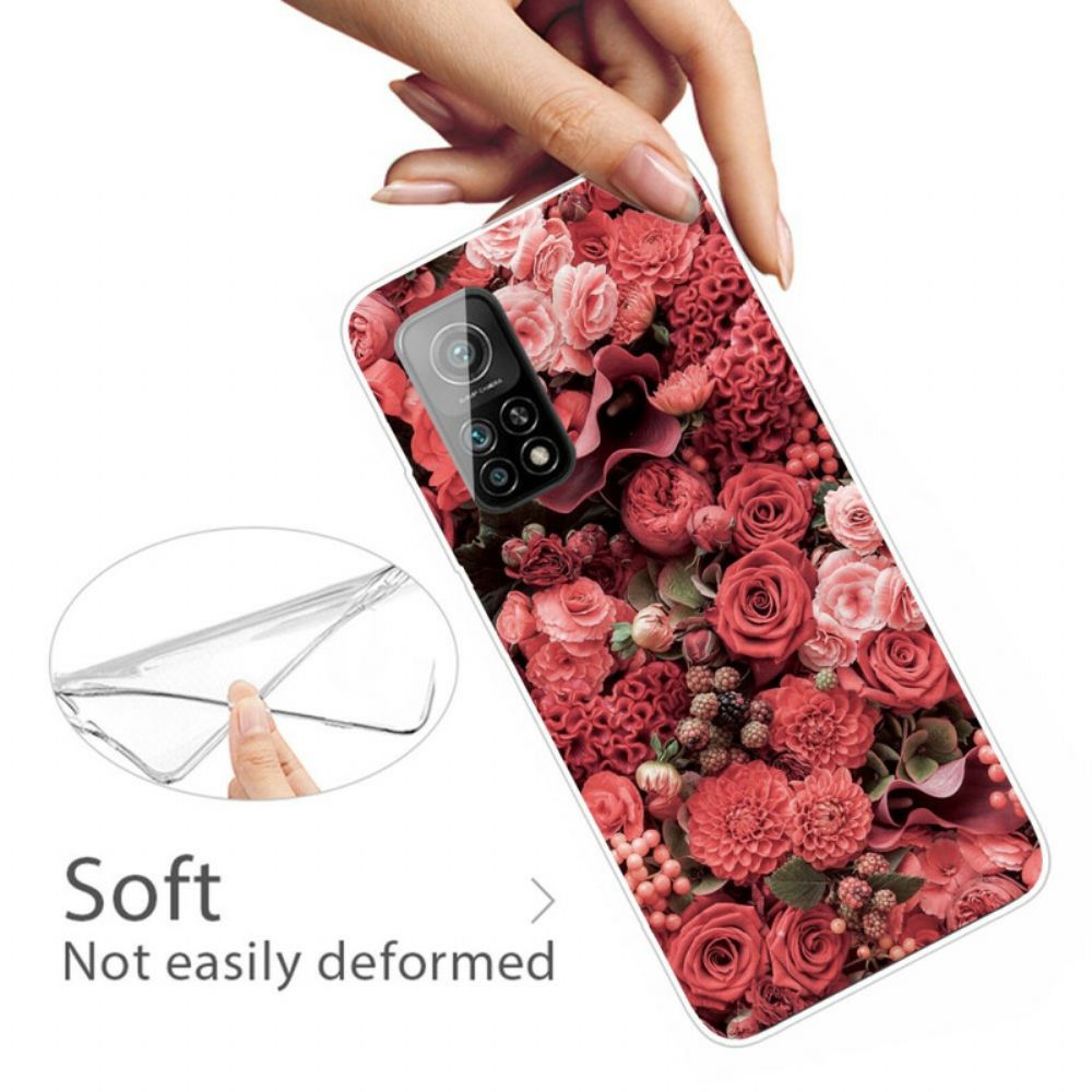 Hoesje voor Xiaomi Mi 10T / 10T Pro Intense Bloemen