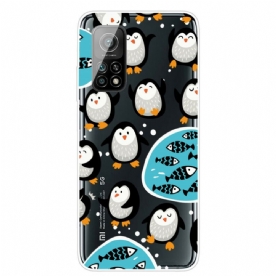 Hoesje voor Xiaomi Mi 10T / 10T Pro Pinguïns En Vissen