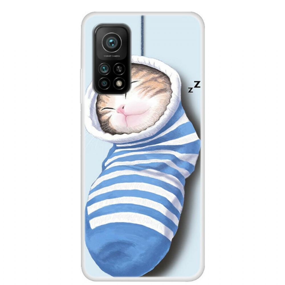 Hoesje voor Xiaomi Mi 10T / 10T Pro Slapende Kitten