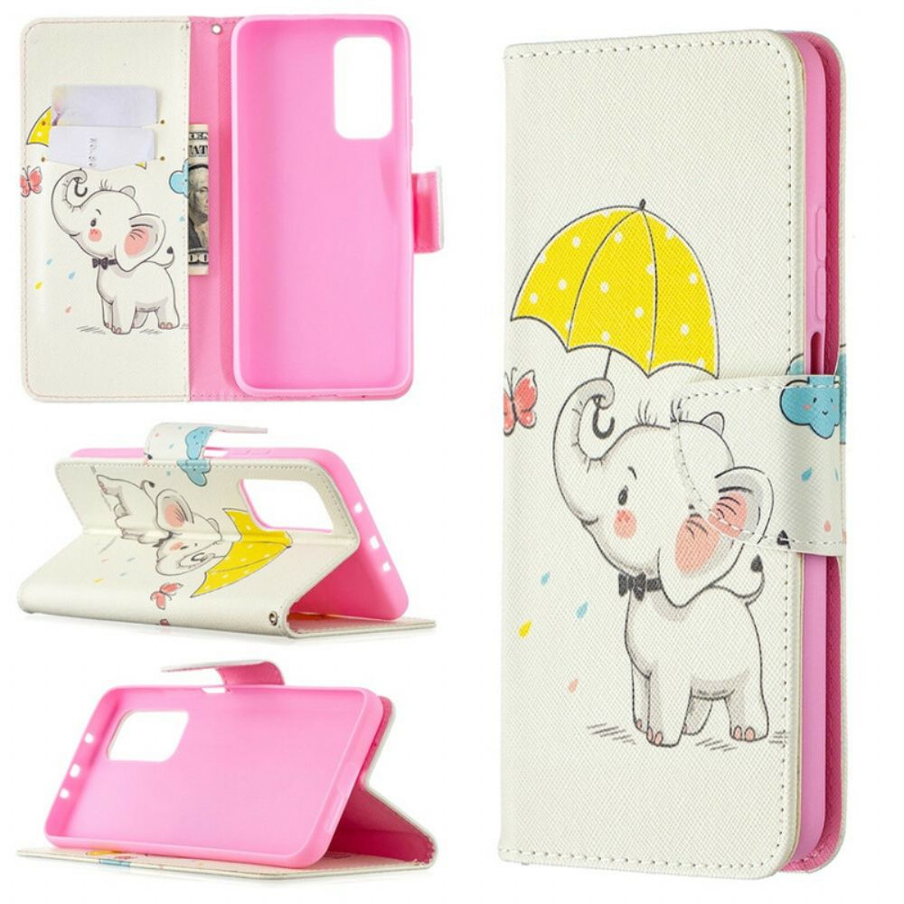 Leren Hoesje voor Xiaomi Mi 10T / 10T Pro Babyolifant