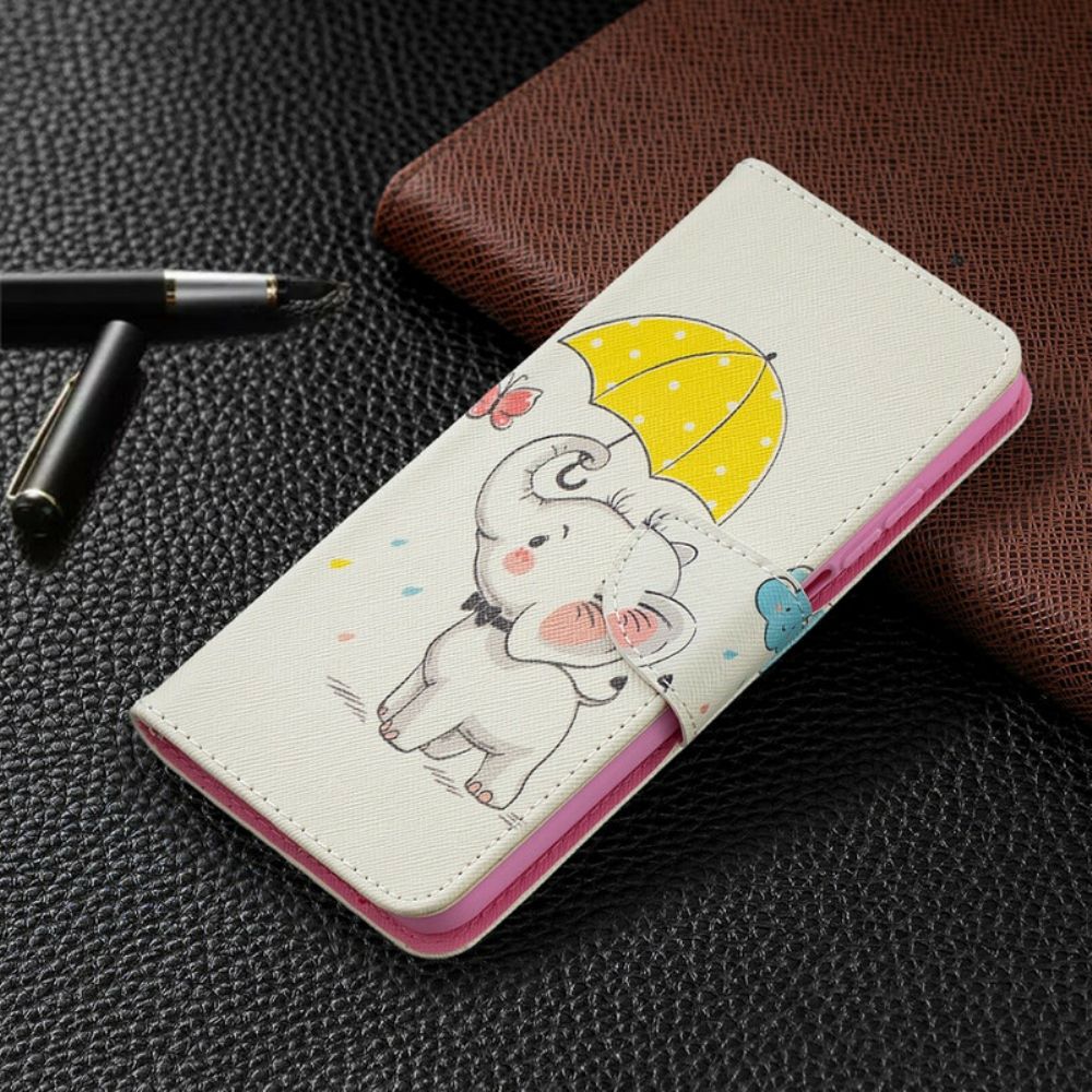 Leren Hoesje voor Xiaomi Mi 10T / 10T Pro Babyolifant