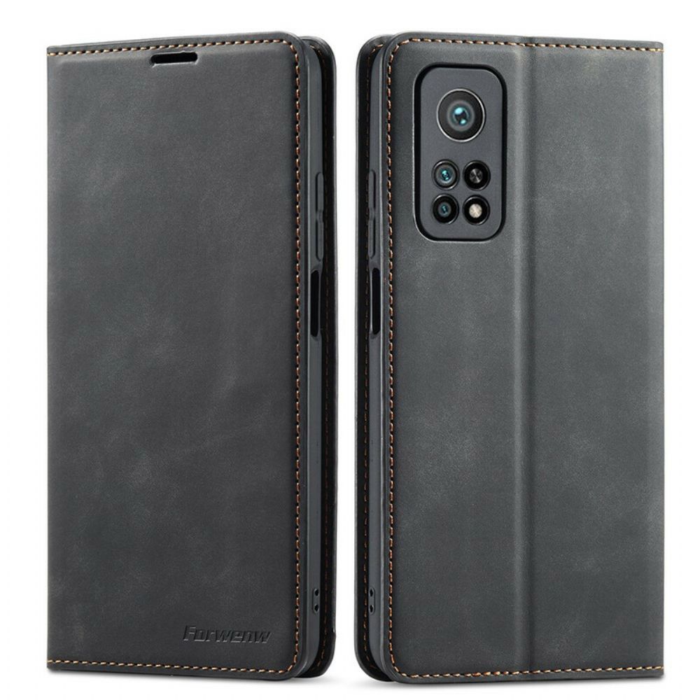 Leren Hoesje voor Xiaomi Mi 10T / 10T Pro Lederen Effect Forwenw