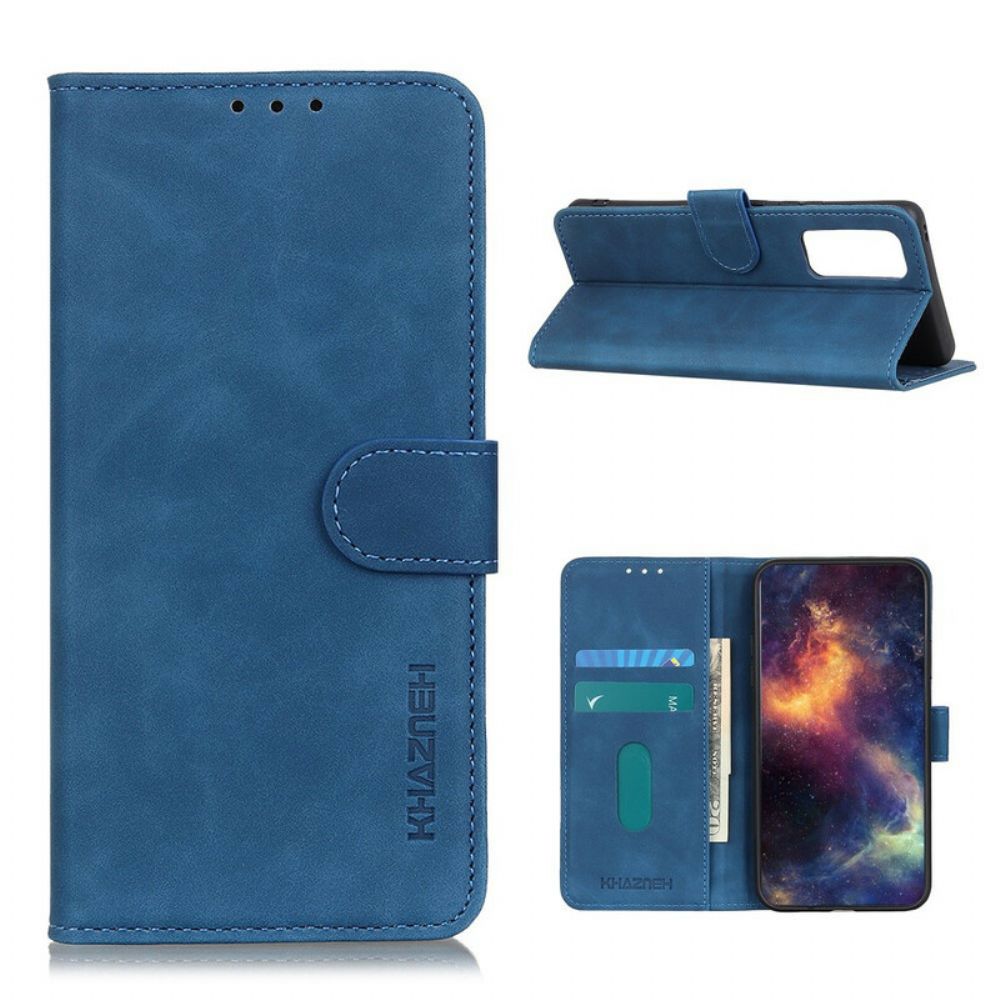 Leren Hoesje voor Xiaomi Mi 10T / 10T Pro Mat Vintage Leereffect Khazneh