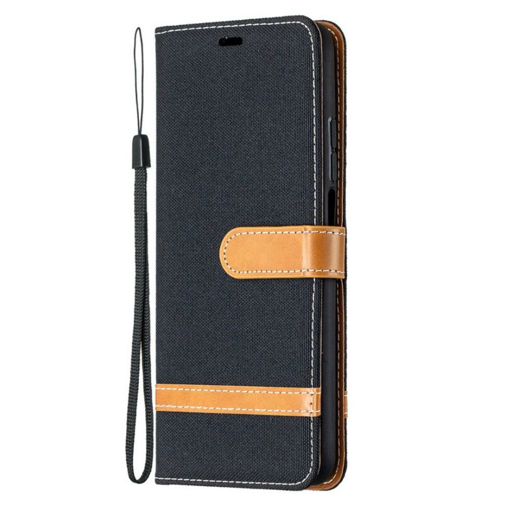 Leren Hoesje voor Xiaomi Mi 10T / 10T Pro Met Ketting Band Met Stof En Leereffect