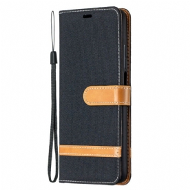 Leren Hoesje voor Xiaomi Mi 10T / 10T Pro Met Ketting Band Met Stof En Leereffect