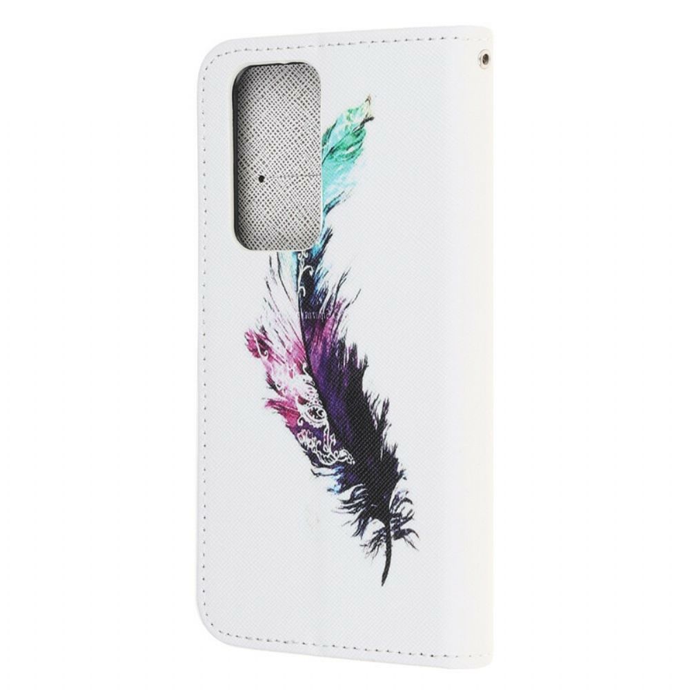 Leren Hoesje voor Xiaomi Mi 10T / 10T Pro Met Ketting Thong Veer