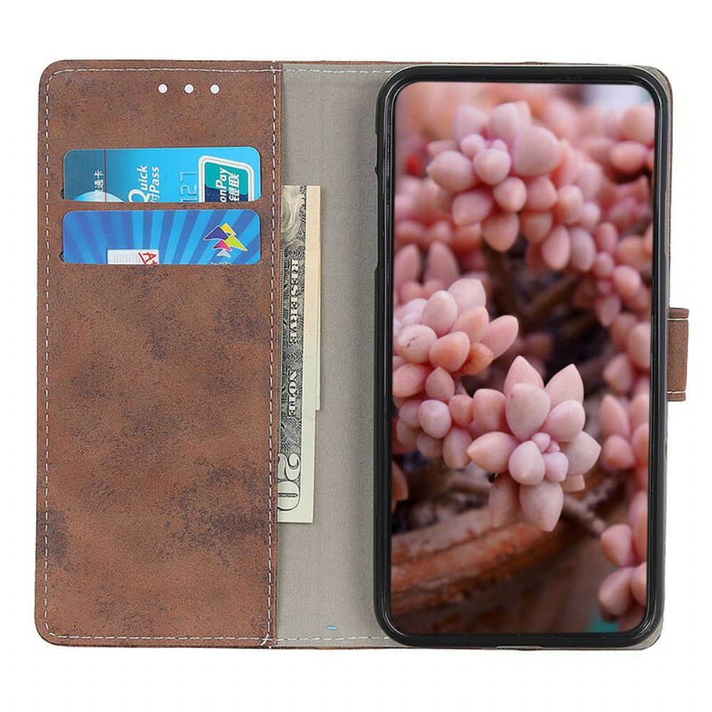 Leren Hoesje voor Xiaomi Mi 10T / 10T Pro Vintage Leereffect