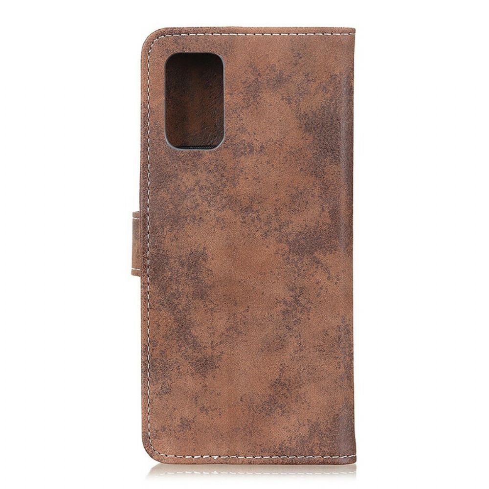 Leren Hoesje voor Xiaomi Mi 10T / 10T Pro Vintage Leereffect