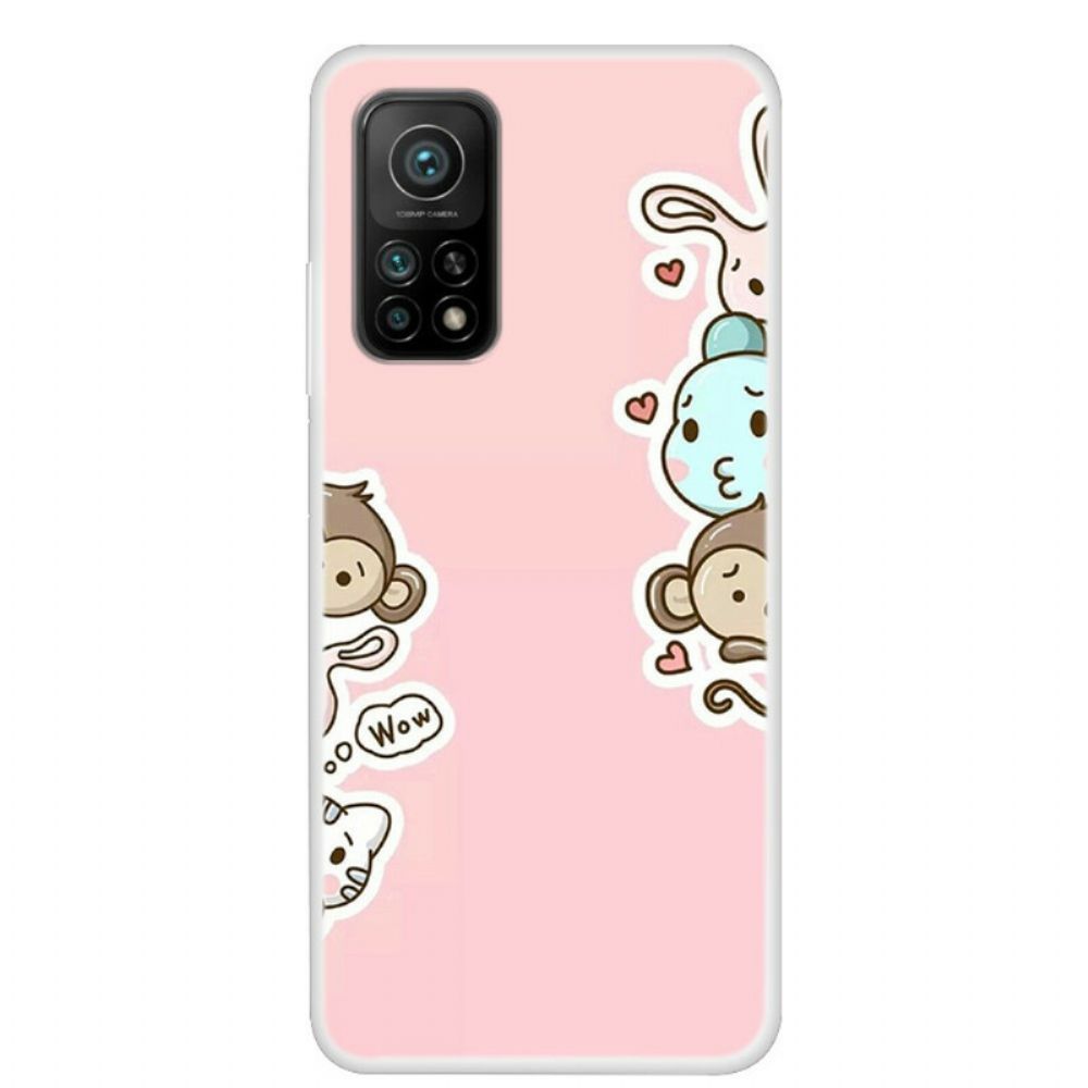 Telefoonhoesje voor Xiaomi Mi 10T / 10T Pro Dieren Wow