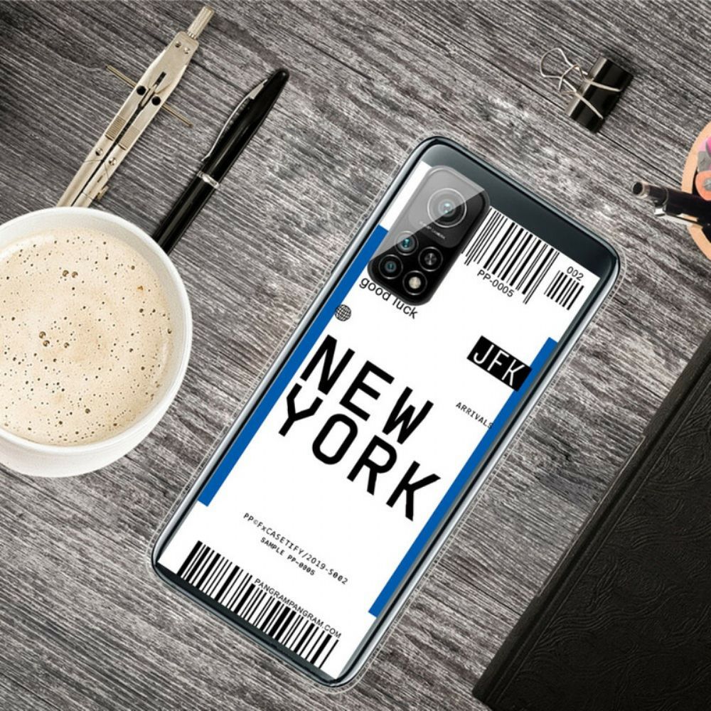 Telefoonhoesje voor Xiaomi Mi 10T / 10T Pro Ga Naar New York