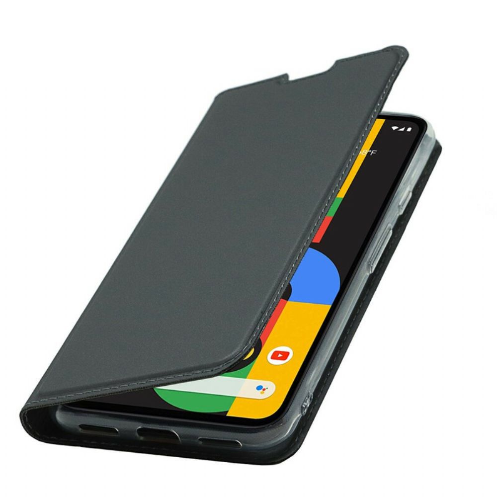 Bescherming Hoesje voor Google Pixel 5A Folio-hoesje Magnetische Sluiting