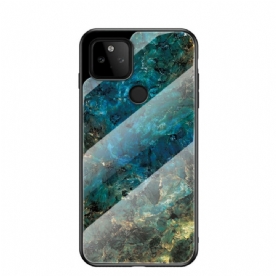 Hoesje voor Google Pixel 5A Premium Kleuren Gehard Glas