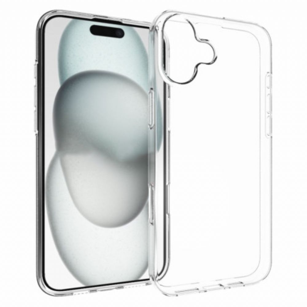 Case Hoesje iPhone 16 Plus Telefoonhoesje Transparant Antislip