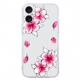 Cover Hoesje iPhone 16 Plus Telefoonhoesje Kersenbloesems