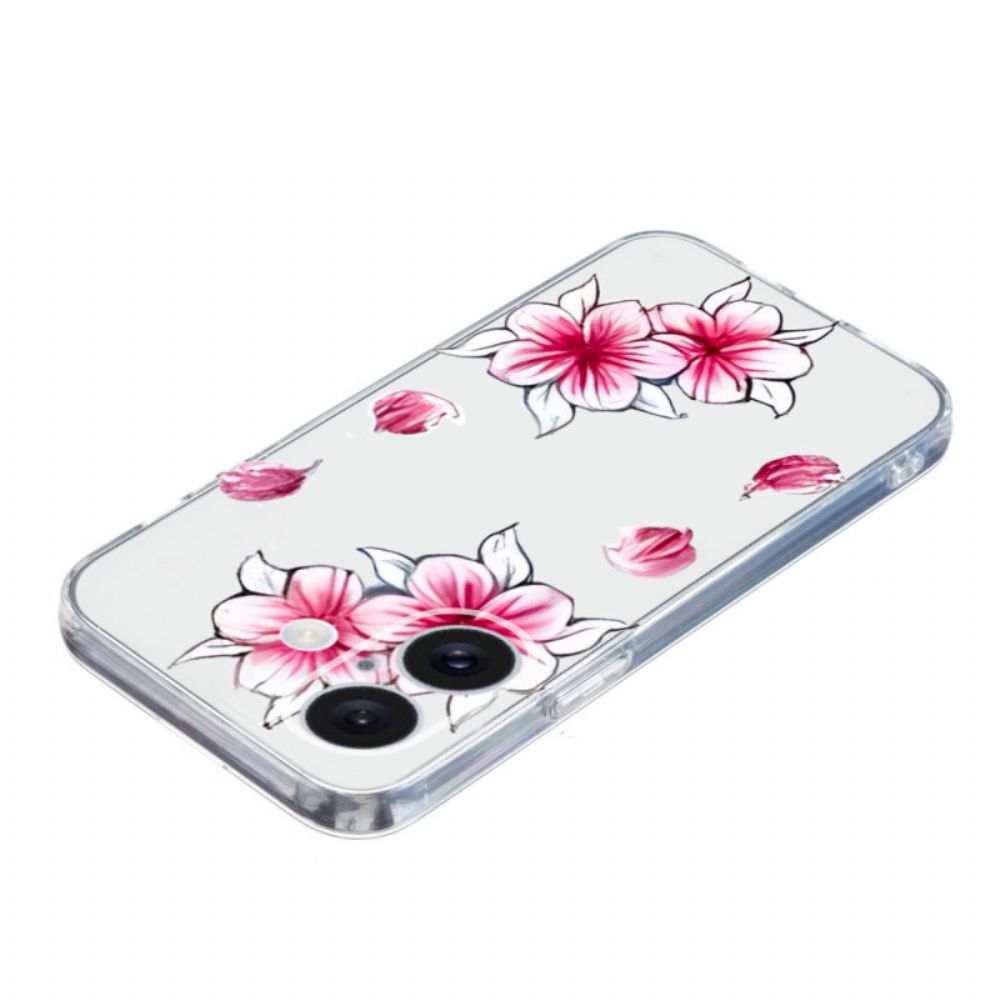 Cover Hoesje iPhone 16 Plus Telefoonhoesje Kersenbloesems