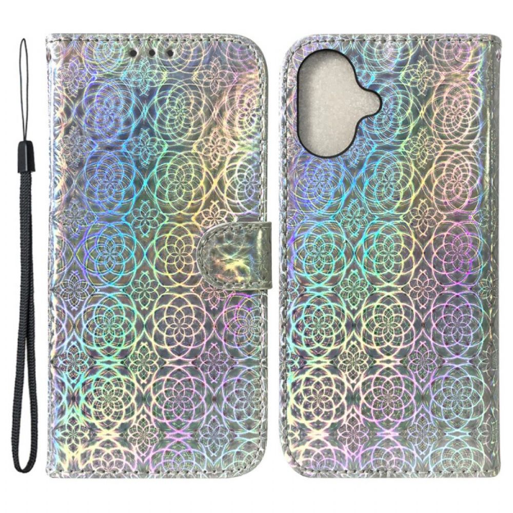 Folio-hoesje iPhone 16 Plus Discostijl