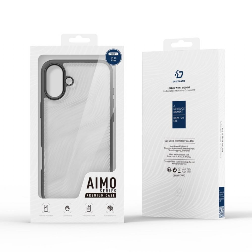 Hoesje iPhone 16 Plus Aimo-serie Dux Ducis