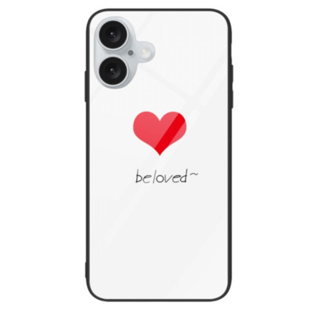 Hoesje iPhone 16 Plus Geliefd Gehard Glas