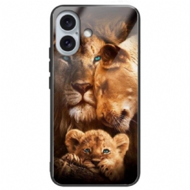 Hoesje iPhone 16 Plus Leeuwen Gehard Glas